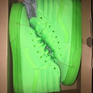 Vans Hi Neon Green